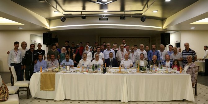 Giresun Valisi Sarıfakıoğulları kardeş Şehir Muş’u yemekte ağırladı