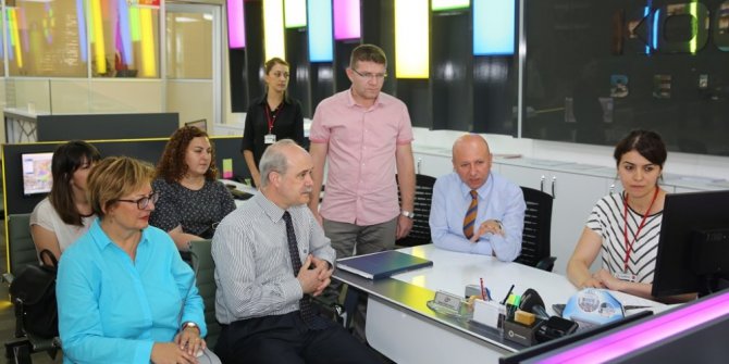 Başkan Çolakbayrakdar, AGÜ heyetini ağırladı