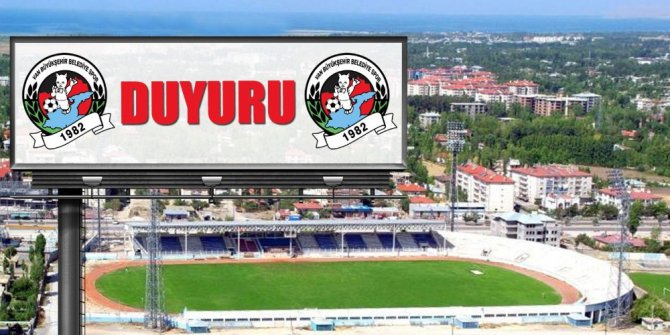 Van Büyükşehir Belediyespor’dan Ali Kurt açıklaması