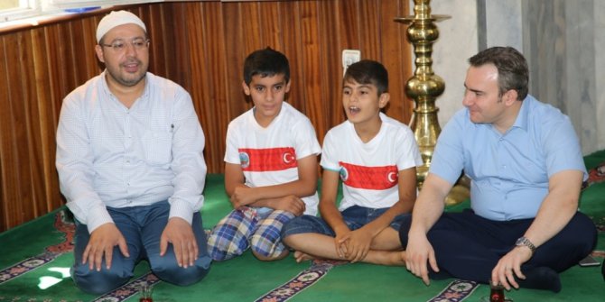 Siirt Belediye Başkan Vekili Taşkın Kur’an Kursu öğrencilerini ziyaret etti