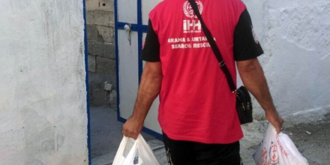 35 aileye gıda yardımı