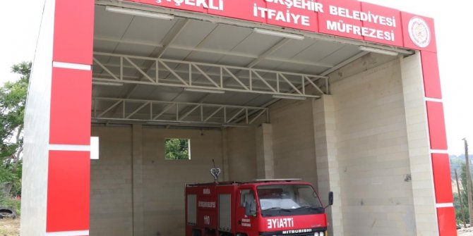 Gördes’te itfaiye 4 noktada hizmette