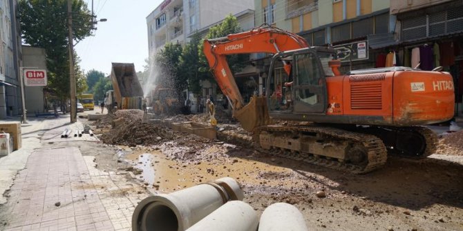 Eski Kahta Caddesindeki altyapı çalışmalarında sona gelindi