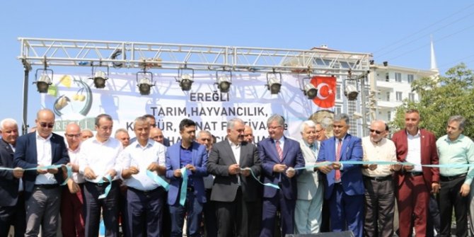 Ereğli tarım ve hayvancılık fuarı açıldı