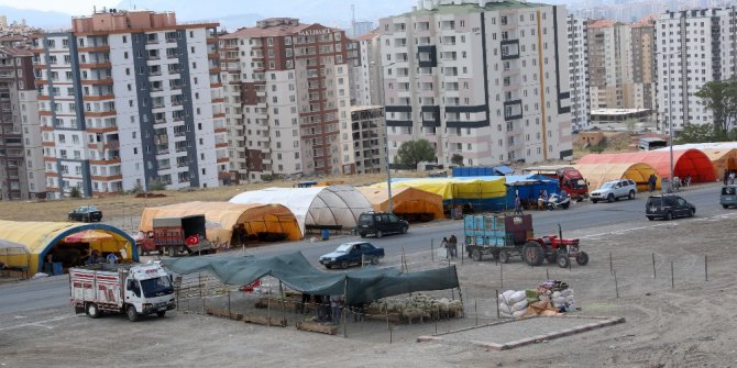 Talas kurban pazarı bayrama hazır