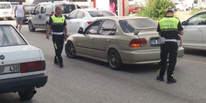 Emniyetten modifiye araç uygulaması