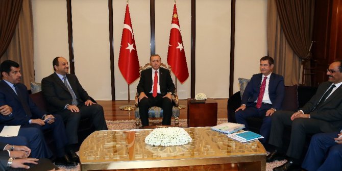 Cumhurbaşkanı Erdoğan, Katar Savunma Bakanı’nı kabul etti