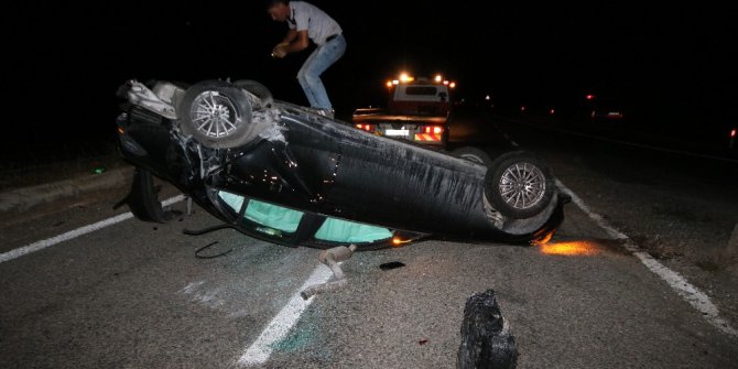 Konya’da İtalyan turistler kaza yaptı:  2 yaralı