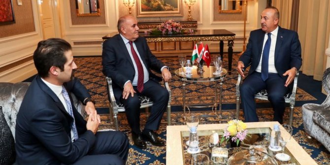 Dışişleri Bakanı Çavuşoğlu, IKBY Başbakan Yardımcısı Talabani ile görüştü