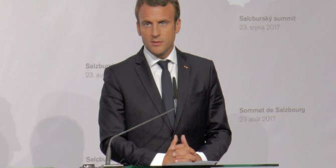 Fransa Cumhurbaşkanı Macron Salzburg’ta
