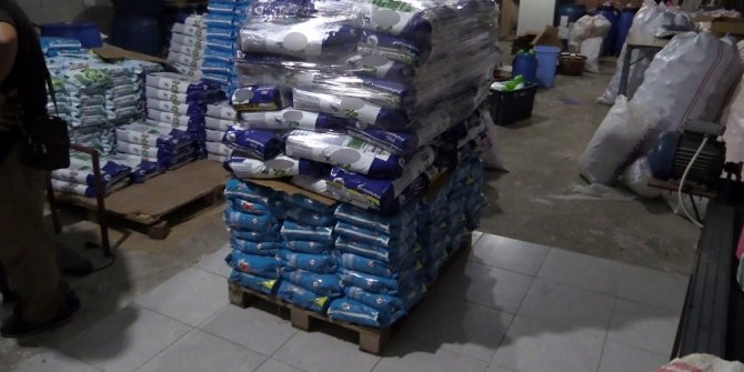 Mersin’de sahte deterjan ve şampuan operasyonu