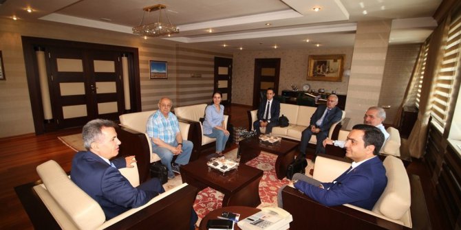 Vali Elban, Kırşehir Belediye Başkanı Cebeci’yi ağırladı