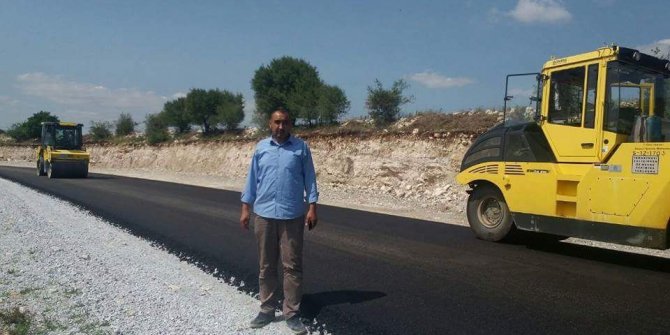 Çavdarhisar’da yol çalışmaları