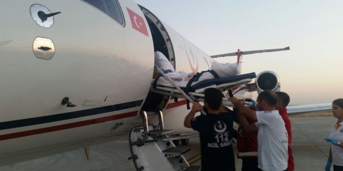 Uçak ambulans 14 yaşındaki Gülbahar için havalandı