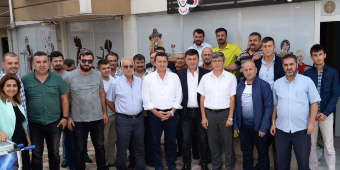 Dernek üyeleri Başkan Bakıcı ile buluştu