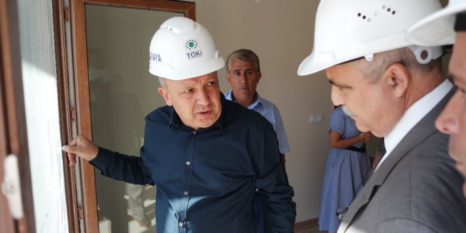 Vali Güvençer’den TOKİ Yunuskent’te inceleme