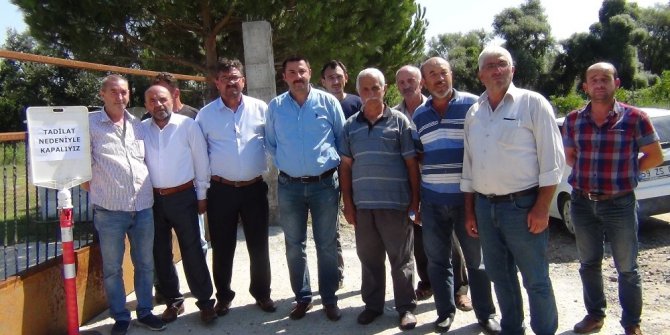 Köylülerden kum ocağı tepkisi