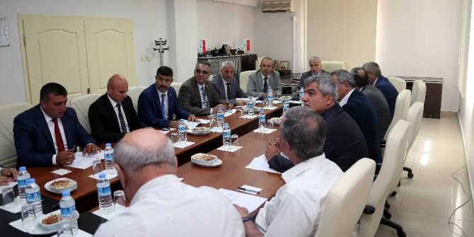 İncesu OSB Müteşebbis Teşekkül Heyeti Vali Kamçı Başkanlığında Toplandı