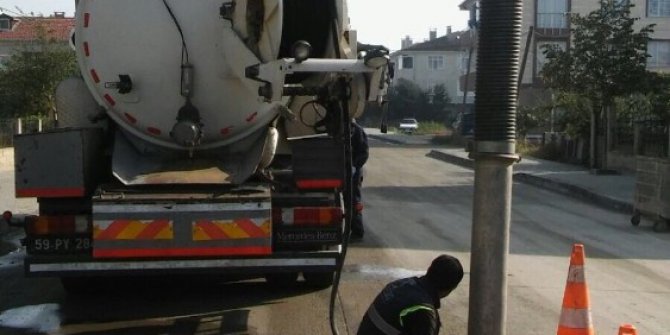 TESKİ Ergene’deki çalışmalarını sürdürüyor.