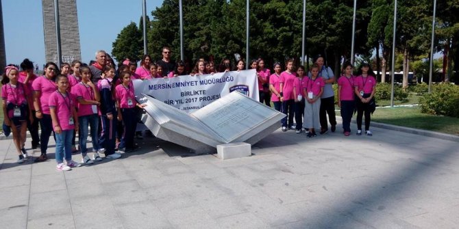 Mersinli öğrenciler Çanakkale’yi geziyor