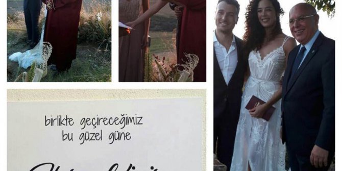 Eski dünya güzeli Azra Akın nikah masasına oturdu