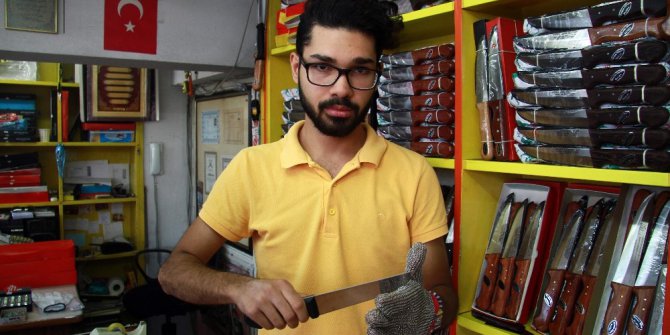 Kurban kazalarına karşı çelik eldiven