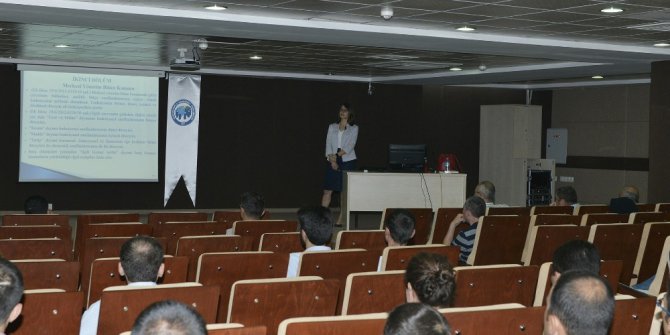 KMÜ personeline hizmet içi eğitim