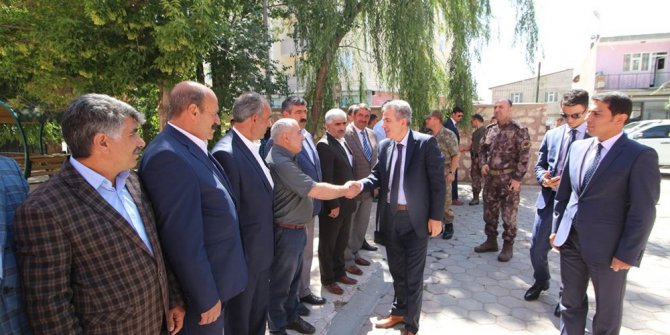 Vali Elban, Diyadin’de incelemelerde bulundu