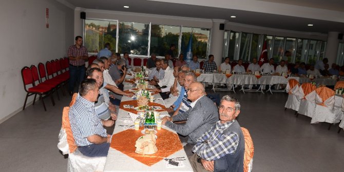 Kaymakam Bilgin’e veda yemeği düzenlendi