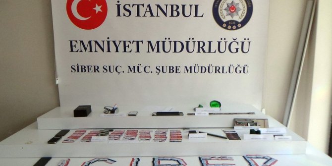 İstanbul’da kredi kartı dolandırıcılarına operasyon