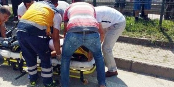 Motosiklet sürücüsünün feci ölümü