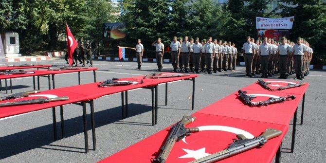 Tekirdağ’da kısa dönem askerler yemin etti
