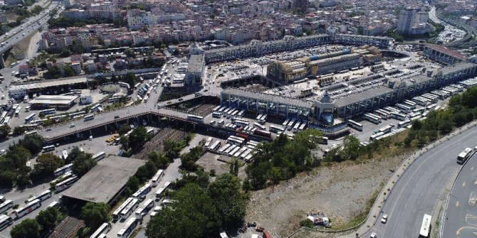 15 Temmuz Demokrasi Otogarı’ndaki hareketlilik havadan görüntülendi
