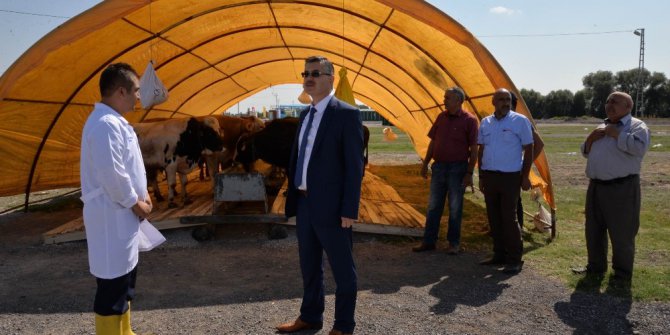 Tarım İl Müdürlüğü Hayvan Pazarında denetim yaptı