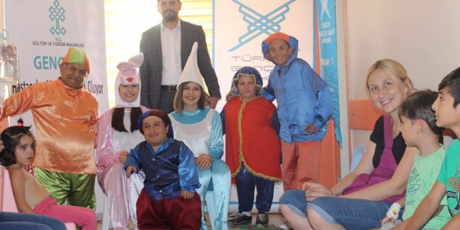 Hastaneler masal bahçesi olmaya devam ediyor