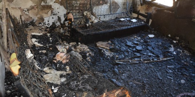 Söke’de yangın evi kül etti