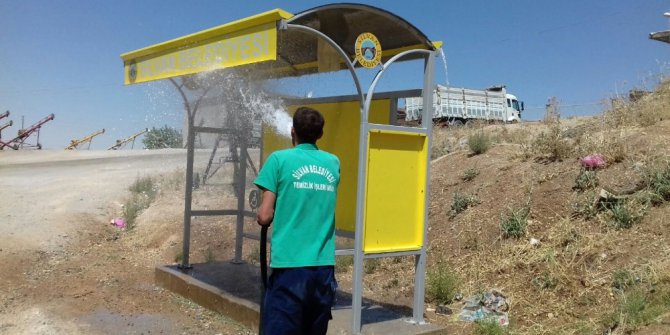 Silvan Belediyesinden dezenfekte çalışması