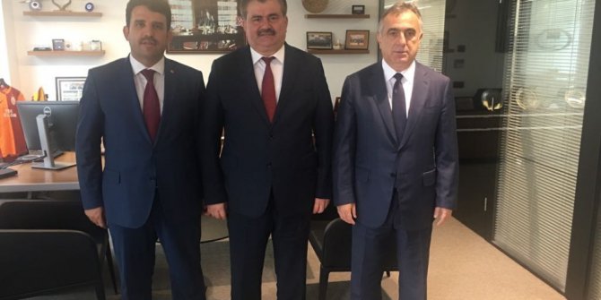 Çaturoğlu ve Çakır, Erdemir Yönetim Kurulu Başkanını ziyaret etti