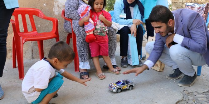 Mardinmasa çocukların yüzünü güldürmeye devam ediyor