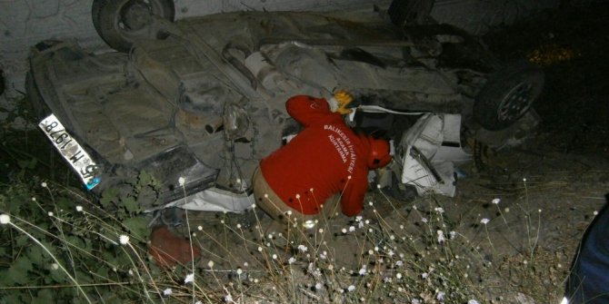 Balıkesir’de trafik kazası iki yaralı