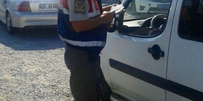 Alaşehir’de jandarmadan sürücülere uyarı