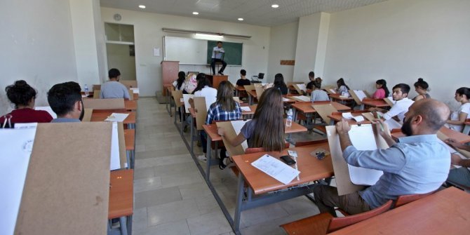 Resim-iş öğretmenliği özel yetenek sınavı yapıldı