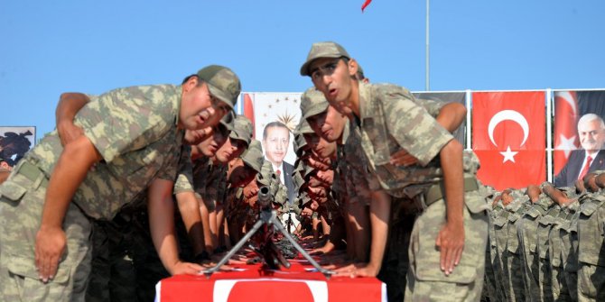 Acemi erler yemin etti