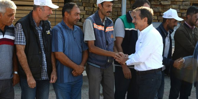 Tepebaşı personelleri bayramlaştı