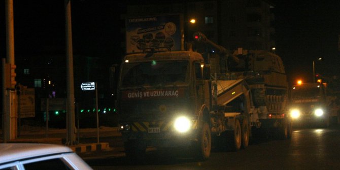 Afrin sınıra büyük sevkiyat