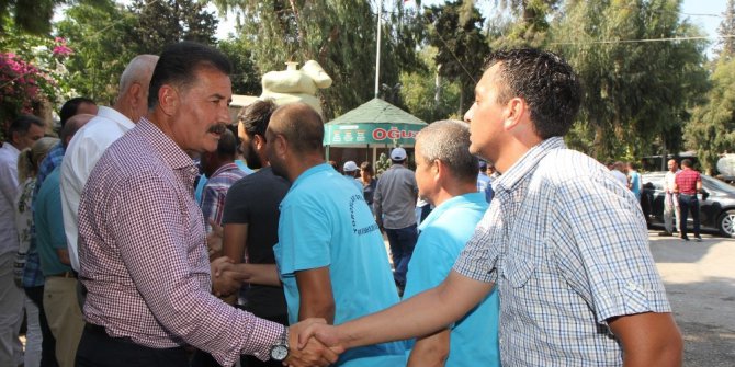 Başkan Tuna, personeliyle bayramlaştı