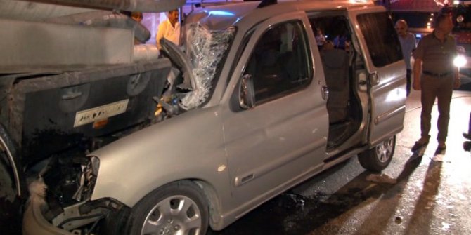 Başkent’te trafik kazası: 1 yaralı