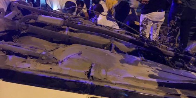 Yayaya çarpan otomobil takla attı: 1 ölü, 3 yaralı