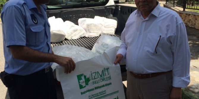 İzmit Belediyesi’nde 30 bin adet kurban poşeti