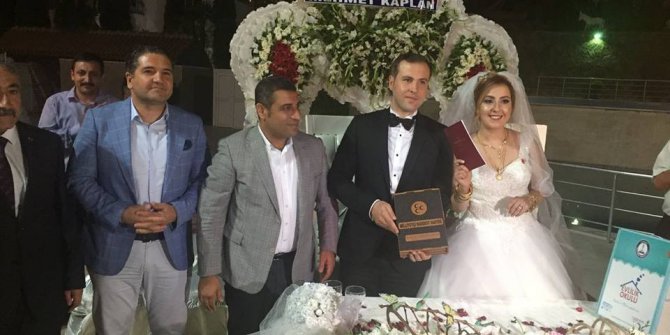 MHP Ağrı il Başkanı Aktaş’ın kızı Gaziantep’e gelin oldu